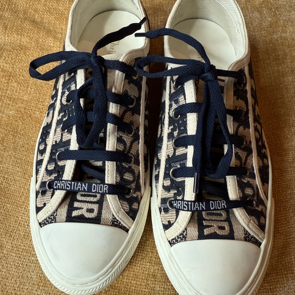 Original Christian Dior Walk'N'Dior Low Top Sneakers - Picture 1 of 11